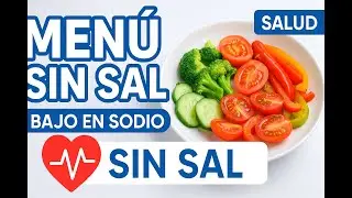 Men&uacute; para bajar la presi&oacute;n arterial 💙 Sin sal y lleno de sabor