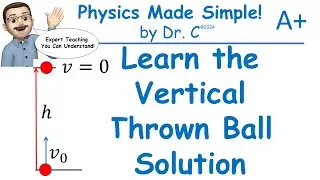 Dr C's Physics 101:Vertical Ball Trajectory #physics #maths #viral physics videos #trajectory