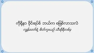 The Origin of Corona Virus (My Fictional Conspiracy Theory) Myanmar version