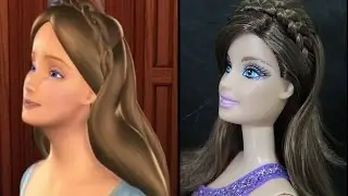 ❤Penteado Barbie A Princesa e a Pleb&eacute;ia(Hairstyle Barbie The Princess and the Pauper)
