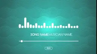 Flat Music Visualizer After Effects Template