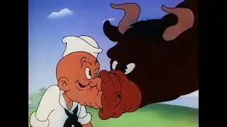 Popeye the Sailor - Gopher Spinach (1954) Remastered