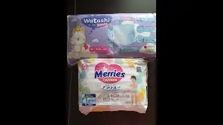 Подгузники-трусики Watashi и Merries. Обзор