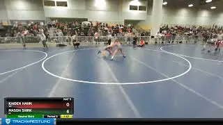 106 Lbs Cons. Round 2 - Mason Shirk, IA Vs Kaiden Hahn, WI 1e3b