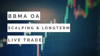 Live Trade Entry - Entry Scalping dan Longterm BBMA Oma Ally