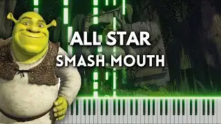 All Star By Smash Mouth - Piano Tutorial / Cover (FREE MIDI)