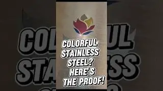 Colorful Stainless Steel? Here's the Proof! #shorts