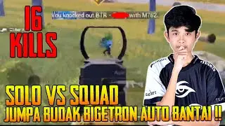 Solo Vs Squad Jumpa Budak Bigetron Auto Bantai | Uhigh Gameplay | PUBG Mobile