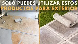 C&oacute;mo Pintar el Suelo de la Terraza Exterior con Baldosas, Cemento o Terrazo: Todo Lo Que Debes Saber