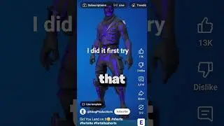 I did it