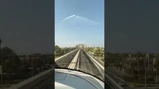 Palm Jumeirah MONORAIL 🚝 Dubai Timelapse