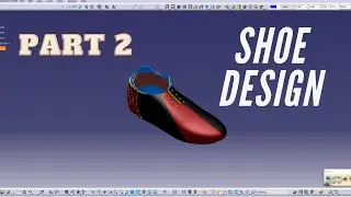 CATIA V5 - SHOE DESIGN | MULTI SECTION SURFACE