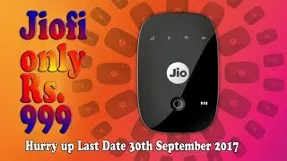 Jio Latest OFFER | Buy JioFi Device in Just ₹999
