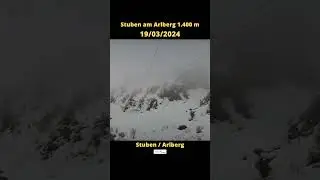 Stuben / Arlberg ⏩ Timelapse 100 jours