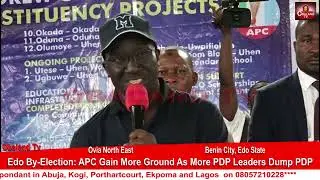 Edo By- Election  APC Gain More Ground As More PDP Leaders Dump PDP