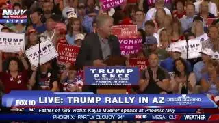 FNN: Father of ISIS Hostage Kayla Mueller @ Trump Rally, Discusses HEARTBREAK of Losing Daughter