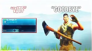 Kicking my teammates mid game on Fortnite Troll... | Concludely