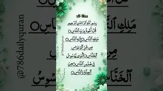 🪜 Surah An-Nas | The Ladder to Divine Shelter #surahnas #recitation #shorts