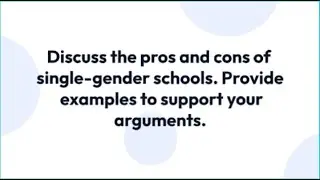 Single-Gender Schools: Benefits and Drawbacks