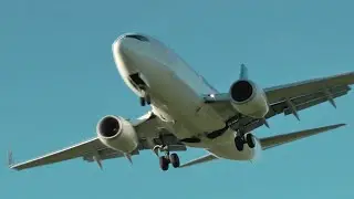 WestJet Boeing 737-700 Landing at YLW