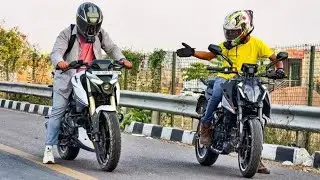 2025 KTM DUKE 250..VS .2025 BAJAJ PULSAR N250!! DRAG RACE TOP END 💥🚀TABHAI RACE 😱