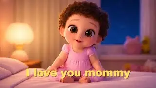 Я люблю тебя, мамочка ❤️ Милая детская песенка о маме. Песня о любви перед сном и о семье.