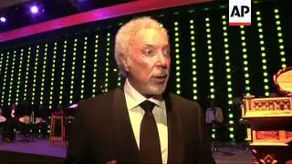 Entertainer Tom Jones attends closing gala at the XVI Habanos Cigar festival.