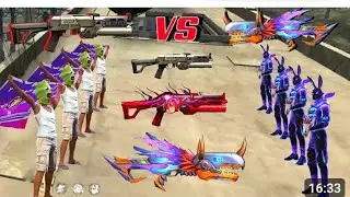 Bizon Gun Skin Fight Free Fire 🔥 Noob vs Bunny Bundle 😈 Gun Skin Fight ⚡ Garena Free Free 