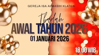 IBADAH AWAL TAHUN || 1 Januari 2026 || PDT. DR. JAIRUS HASUGIAN || GIA KLATEN
