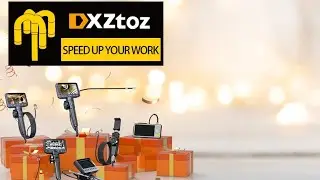 Two-Way Articulating Borescope, DXZtoz Industrial Endoscope with 0.33in Articulated Snake Camera