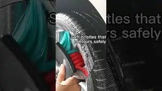 Quick wheel cleaning with new brush! #autodetailing #carcare #detailingproducts #wheelcleaning