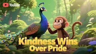 The Proud Peacock and the Kind Monkey &ndash; A Heartfelt Story of Kindness Over Pride