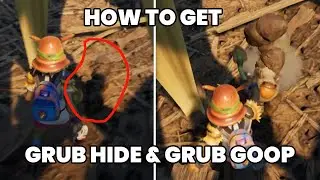 How to get Grub Hide & Grub Goop Crafting Items in GROUNDED Game?
