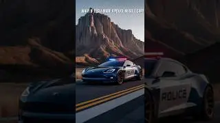 What If Tesla Made a Police Muscle Car? 😳