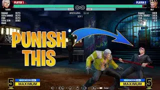 KOF XV : YASHIRO - Punish Wakeup Roll !
