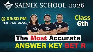 100% Accurate Answer Key 🔥 | Sainik School Class 6 AISSEE