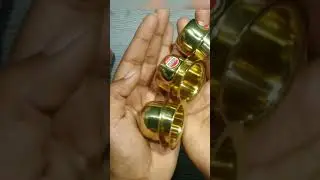 Miniature Brass Kitchen Set | Amazon Unboxing | Miniature Cooking Set |
