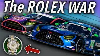 the CONTROVERSIAL Aston Martin vs Mercedes Battle for the Rolex 24 at Daytona (IMSA GTD)