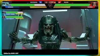 Predator Destroys Scientists at Lab WITH HEALTHBARS ‼️ The Predator 2018
