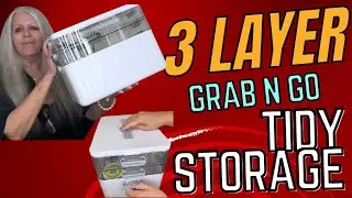 Review Portable 3 Layer Storage Box Crafts Medicine & More #medicineorganizer #storagebox #organizer