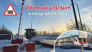 2022 огромный шлагбаум и поезд 