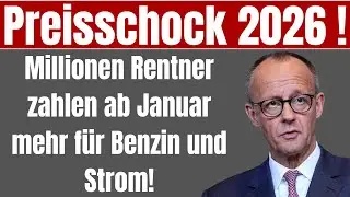 🚨 Preisschock 2026: Ab Januar zahlen Millionen Rentner mehr f&uuml;r Kraftstoff und Energie!