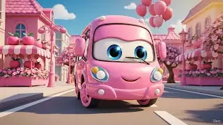 “Bus On The Wheels – Colorful Bus Songs for Kids | Red, Yellow, Blue, Green & More |Play & Giggles |