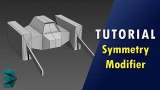 3ds Max Tutorial - Symmetry Modifier