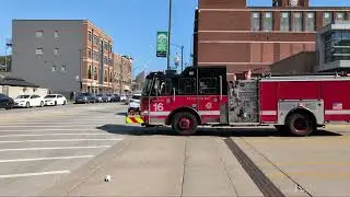 Chicago Fire Department- Engine 16 Responding 3X 