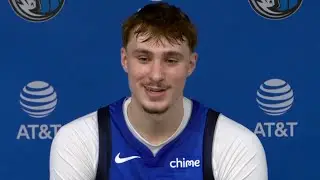 Cooper Flagg PostGame Interview | Miami Heat vs Dallas Mavericks