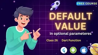 How Default Values Work in Dart Parameters | Optional & Named Parameters | Bangla