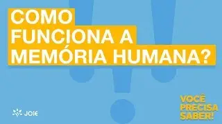 Voc&ecirc; Precisa Saber! Como Funciona a Mem&oacute;ria Humana?