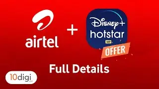 Airtel Disney+Hotstar Offer | All Airtel Prepaid Plans