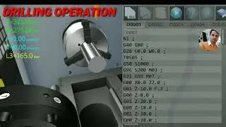 # DRILLING OPERATION WITH DWELL TIME ON CNC MACHINE BY VIJAY SIR 8750725636...